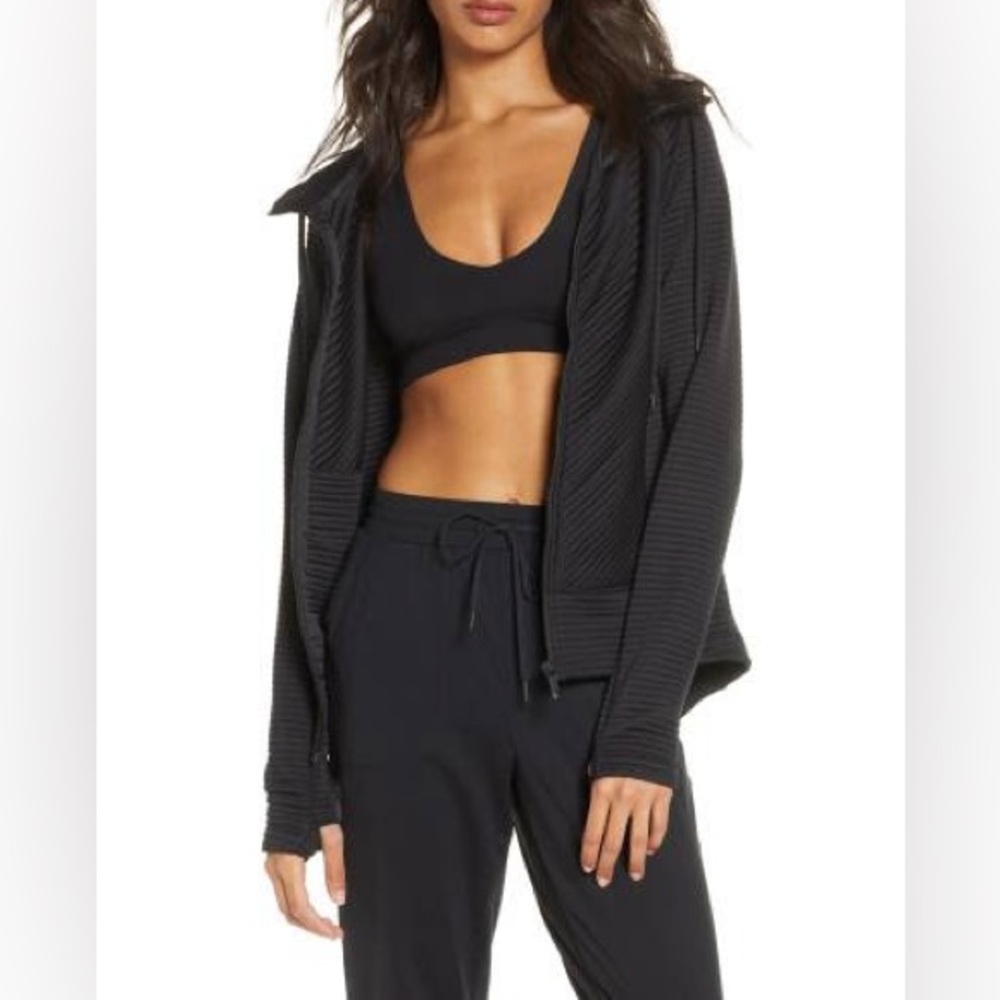 Zella ottoman full zip hoodie